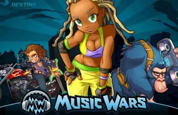 Регистрация в игре Music Wars - Музик Варс