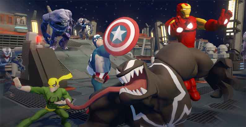 Играть бесплатно в Disney infinity, 2.0, marvel super heroes 