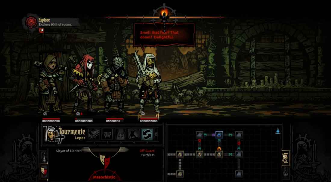 Персонажи в игре Darkest dungeon