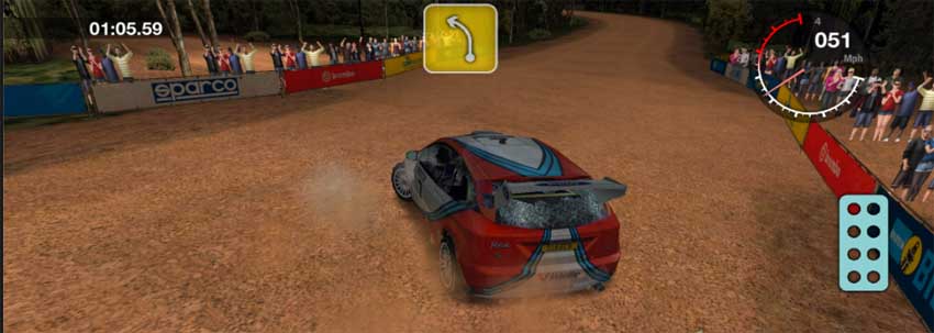 Управление в игре Colin McRae Rally, 2014, Колин Макрей ралли