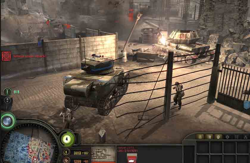 company of heroes opposing front stuck in windowed mode
