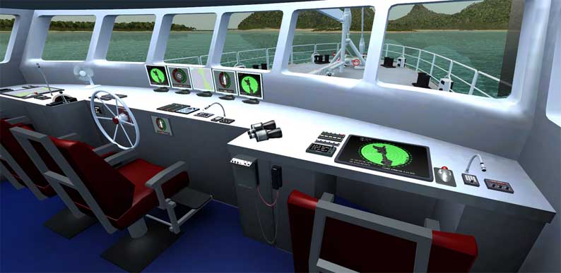 На корабле Ship simulator extremes - симулятор корабля